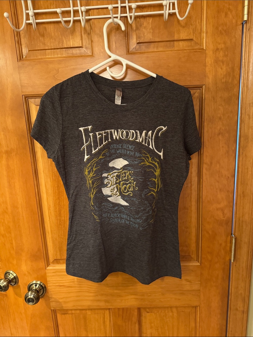 Fleetwood Mac Graphic Tee - Dark Gray with Yellow Accents
